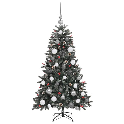Albero di Natale artificiale con 150 LED Verde 68 x 68 x 120 cm