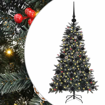 Albero di Natale artificiale con 150 LED Verde 68 x 68 x 120 cm