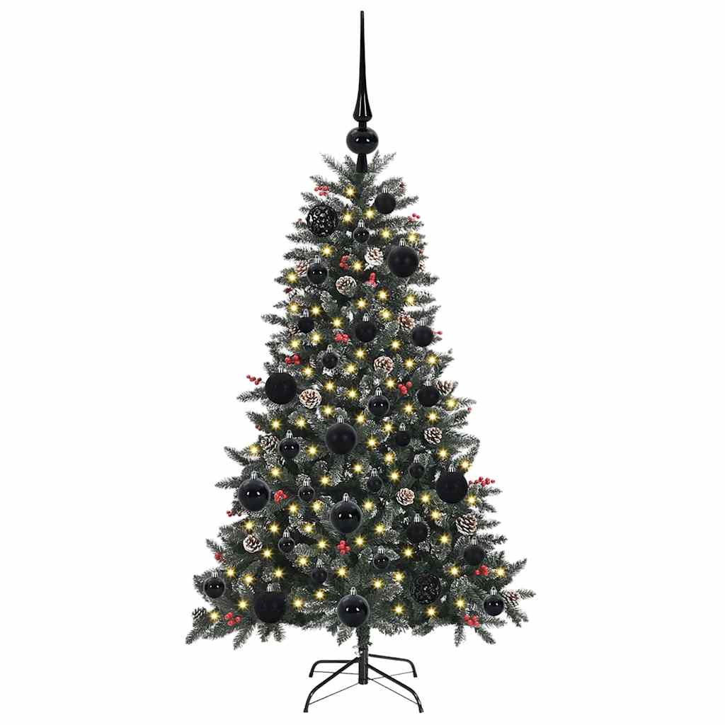 Albero di Natale artificiale con 150 LED Verde 68 x 68 x 120 cm