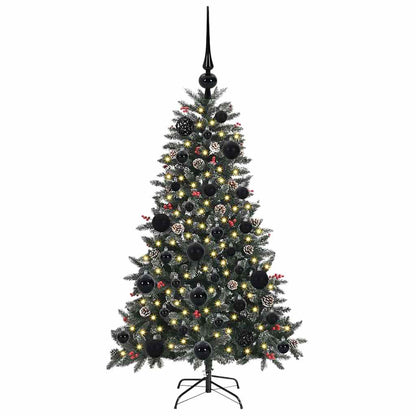 Albero di Natale artificiale con 150 LED Verde 68 x 68 x 120 cm