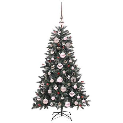 Albero di Natale artificiale con 150 LED Verde 68 x 68 x 120 cm