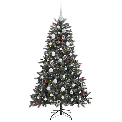 Albero di Natale artificiale con 150 LED Verde 68 x 68 x 120 cm