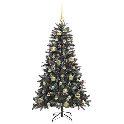 Albero di Natale artificiale con 150 LED Verde 68 x 68 x 120 cm