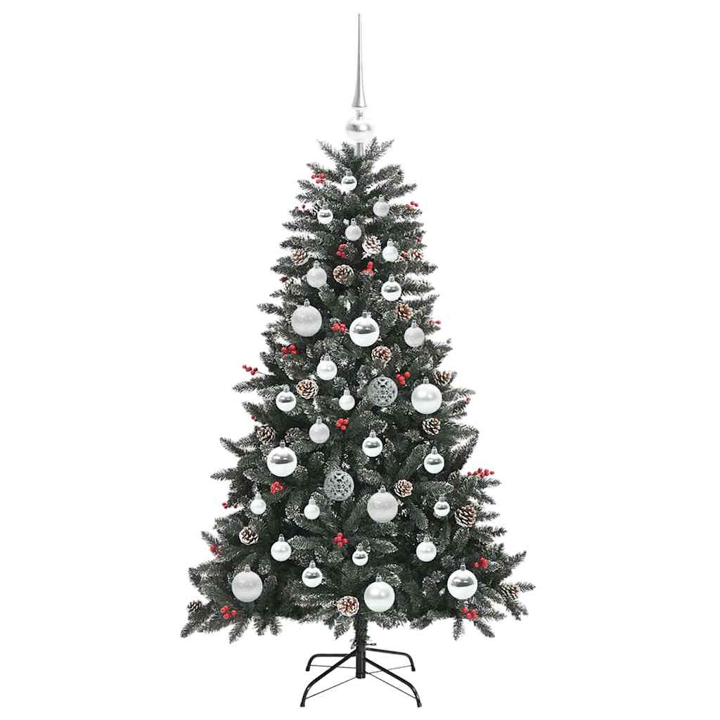 Albero di Natale artificiale con 150 LED Verde 68 x 68 x 120 cm