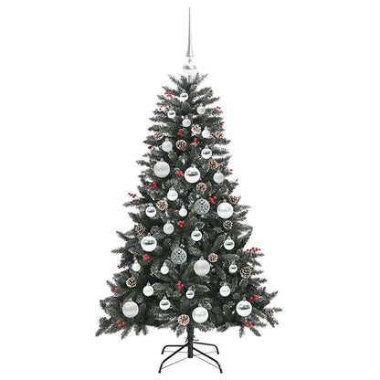 Albero di Natale artificiale con 150 LED Verde 68 x 68 x 120 cm