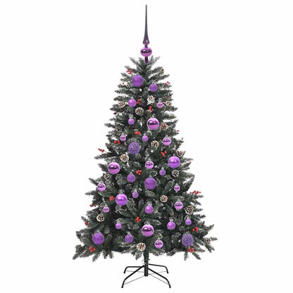 Albero di Natale artificiale con 150 LED Verde 68 x 68 x 120 cm
