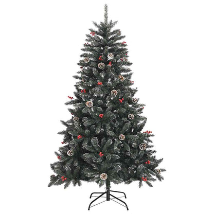 Albero di Natale artificiale con 150 LED Verde 68 x 68 x 120 cm