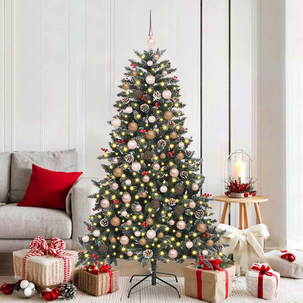 Albero di Natale artificiale con 300 LED Verde 99 x 99 x 180 cm