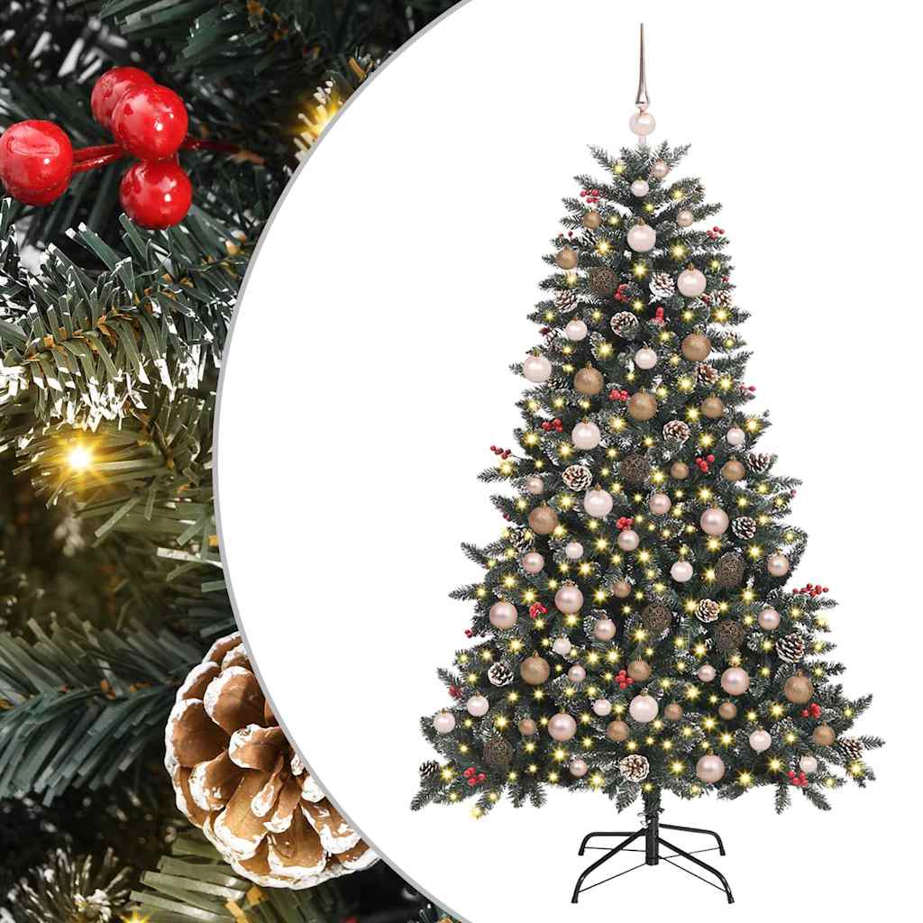 Albero di Natale artificiale con 300 LED Verde 99 x 99 x 180 cm
