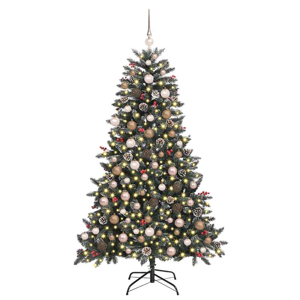 Albero di Natale artificiale con 300 LED Verde 99 x 99 x 180 cm