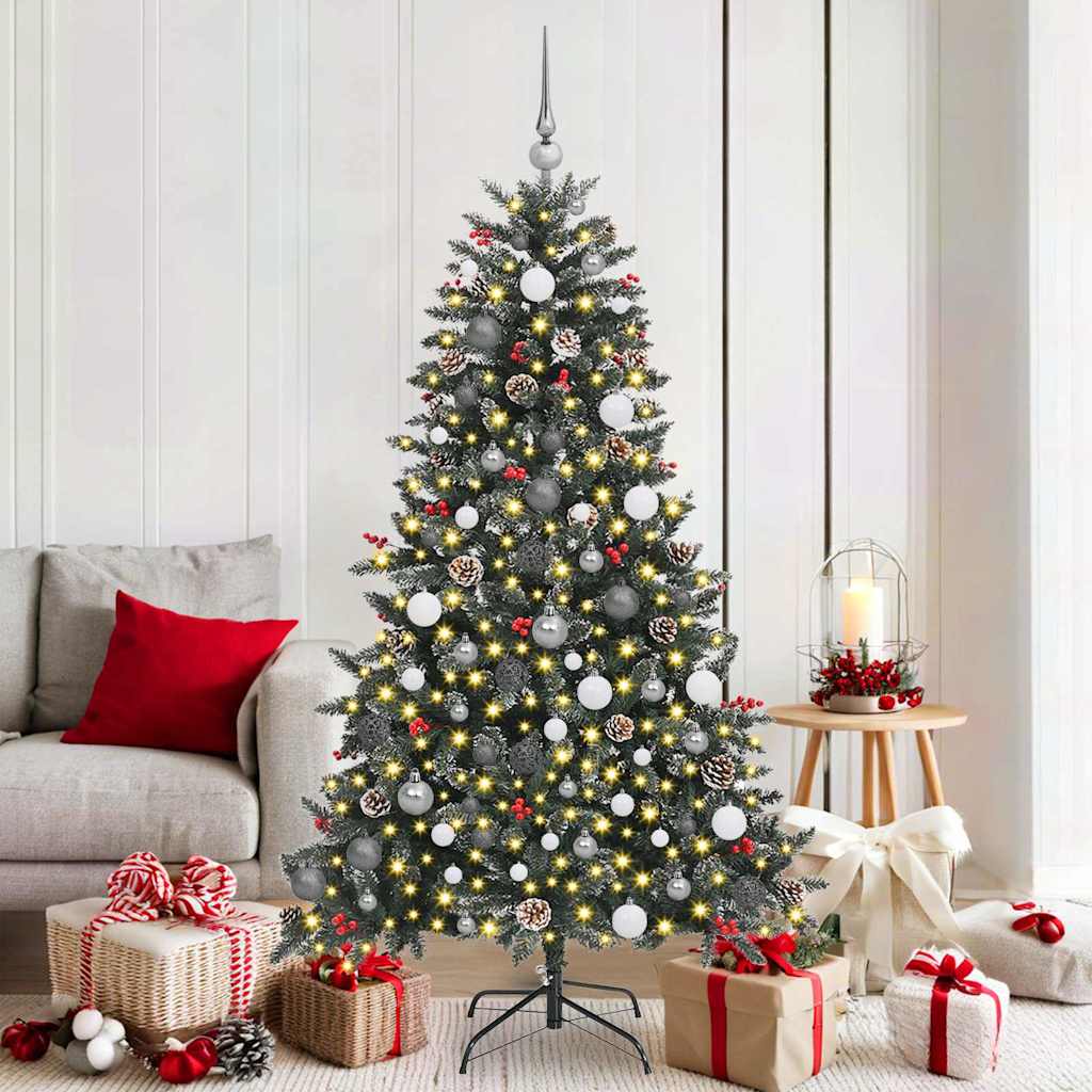 Albero di Natale artificiale con 300 LED Verde 99 x 99 x 180 cm
