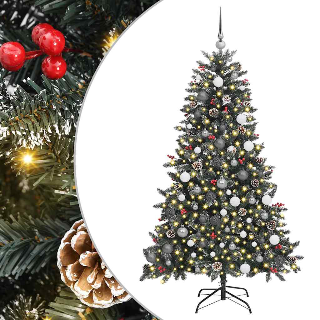 Albero di Natale artificiale con 300 LED Verde 99 x 99 x 180 cm