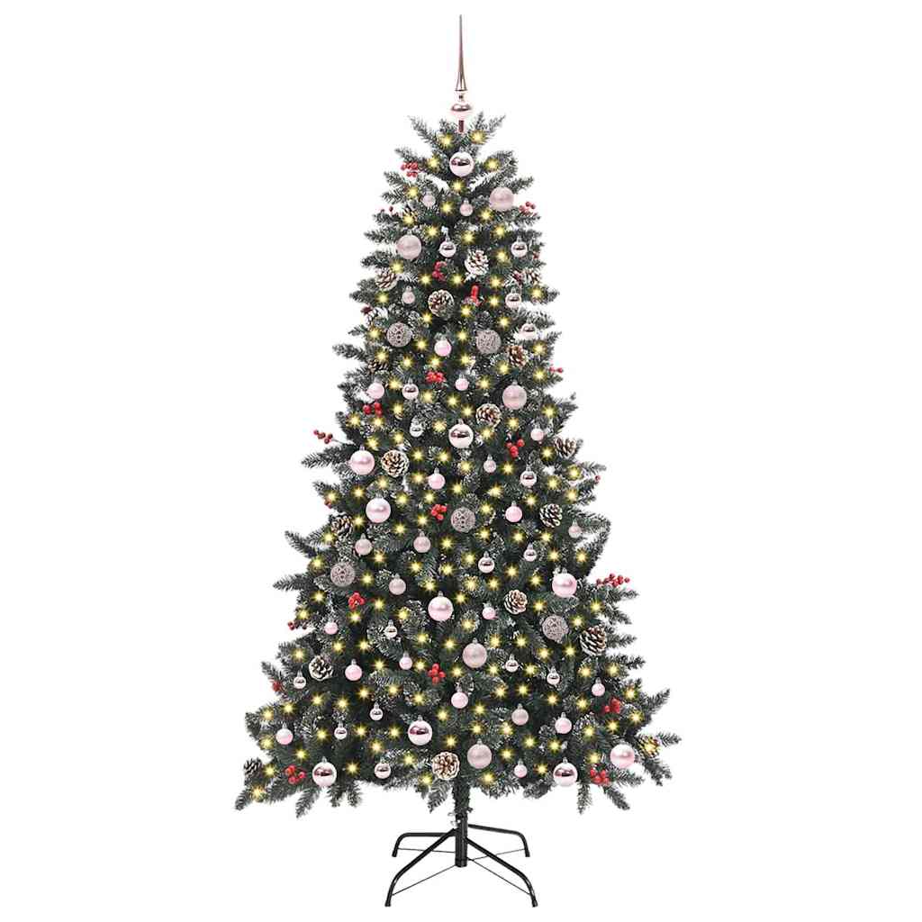 Albero di Natale artificiale con 300 LED Verde 99 x 99 x 180 cm