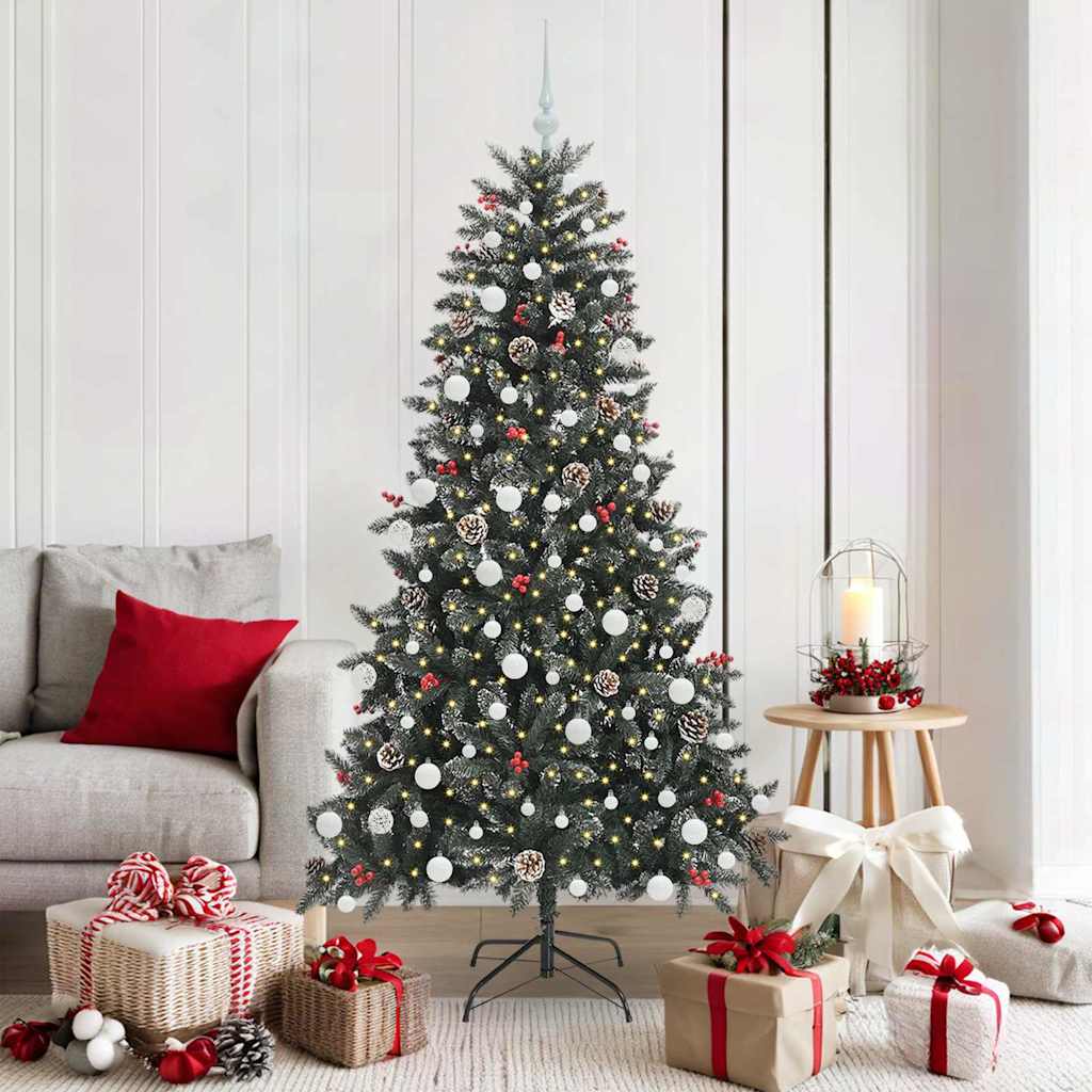 Albero di Natale artificiale con 300 LED Verde 99 x 99 x 180 cm