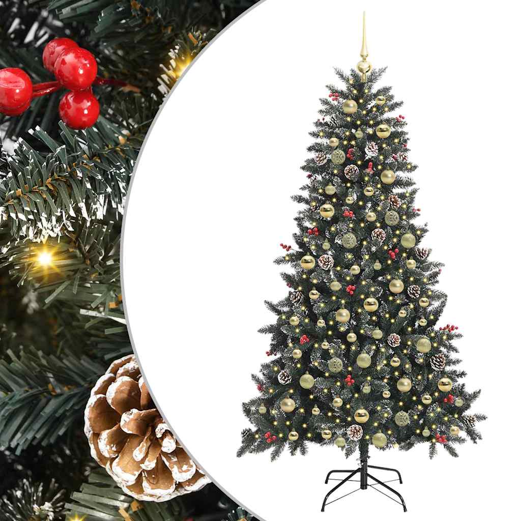 Albero di Natale artificiale con 300 LED Verde 99 x 99 x 180 cm