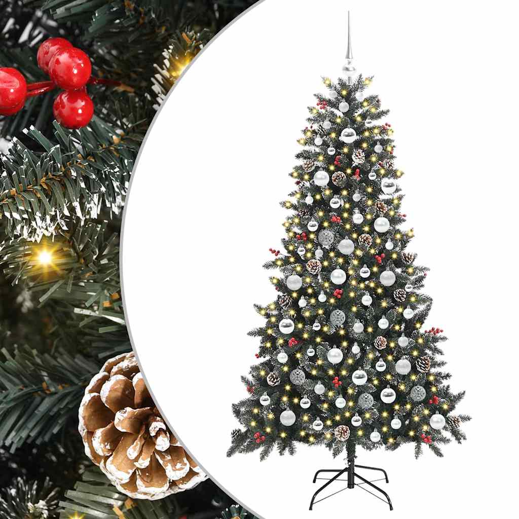 Albero di Natale artificiale con 300 LED Verde 99 x 99 x 180 cm