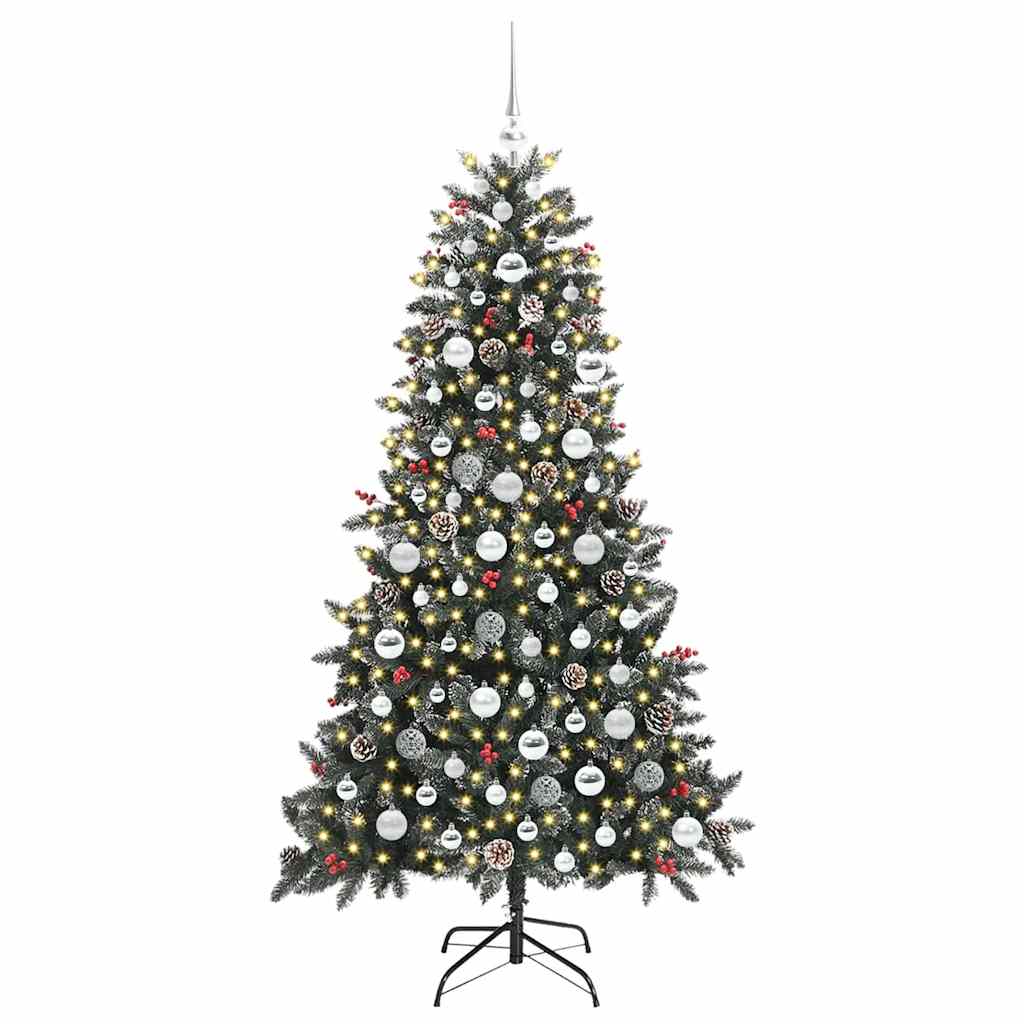 Albero di Natale artificiale con 300 LED Verde 99 x 99 x 180 cm