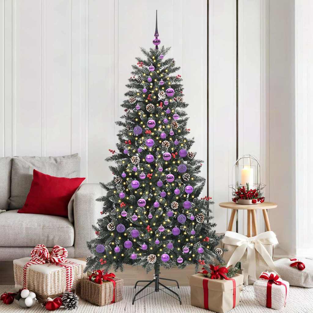 Albero di Natale artificiale con 300 LED Verde 99 x 99 x 180 cm