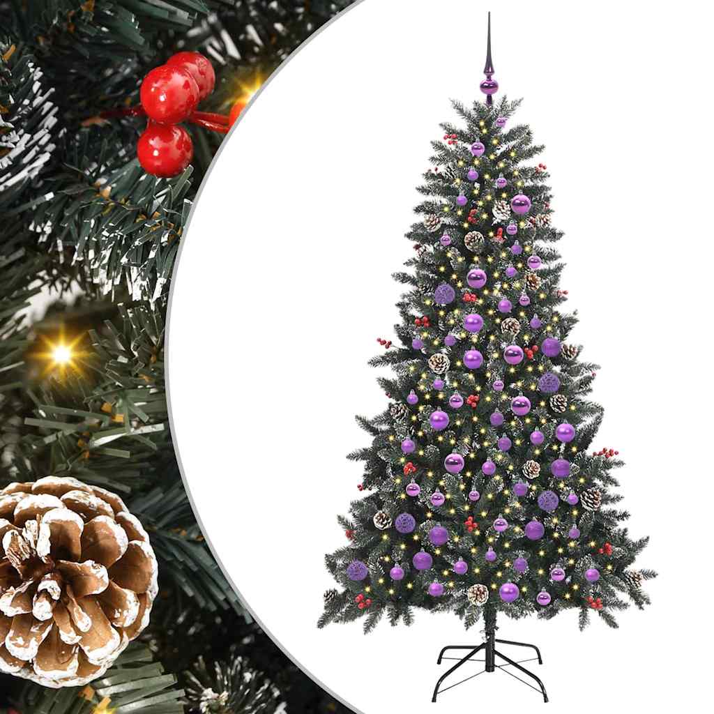 Albero di Natale artificiale con 300 LED Verde 99 x 99 x 180 cm