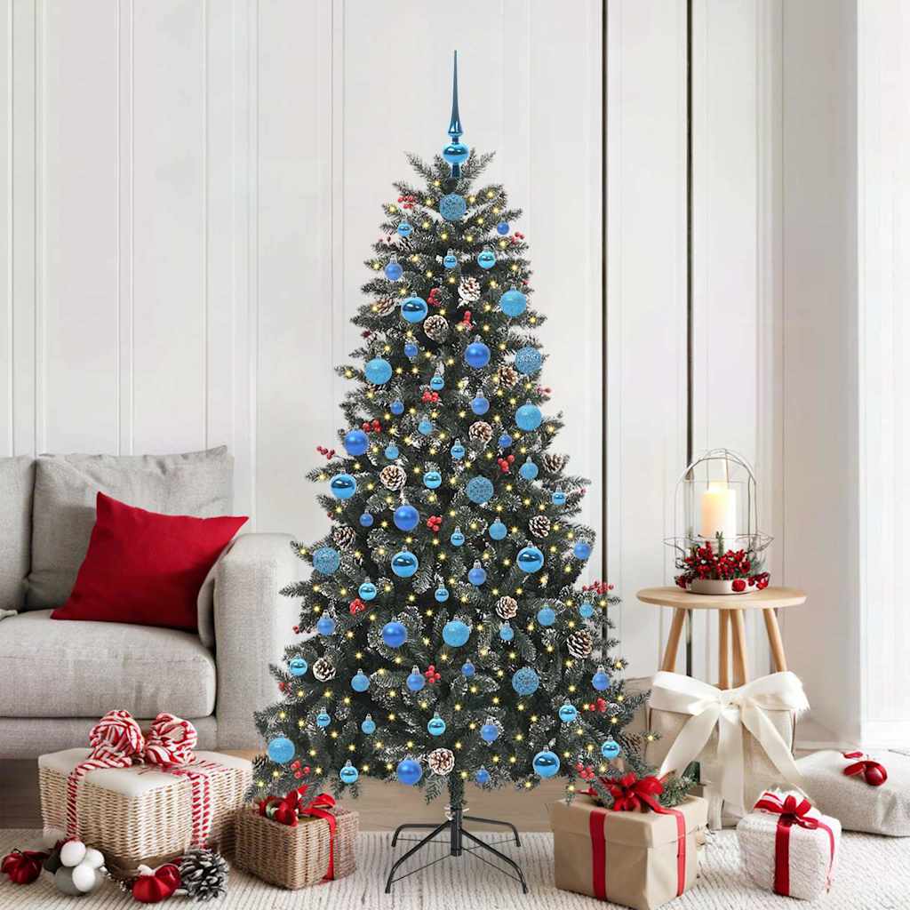 Albero di Natale artificiale con 300 LED Verde 99 x 99 x 180 cm