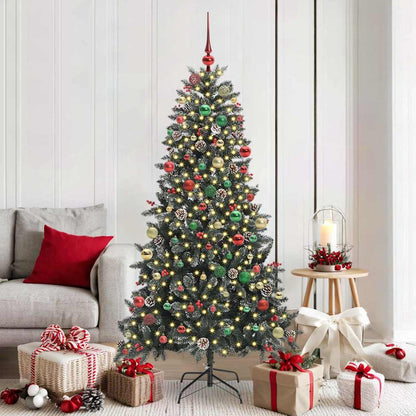 Albero di Natale artificiale con 300 LED Verde 99 x 99 x 180 cm
