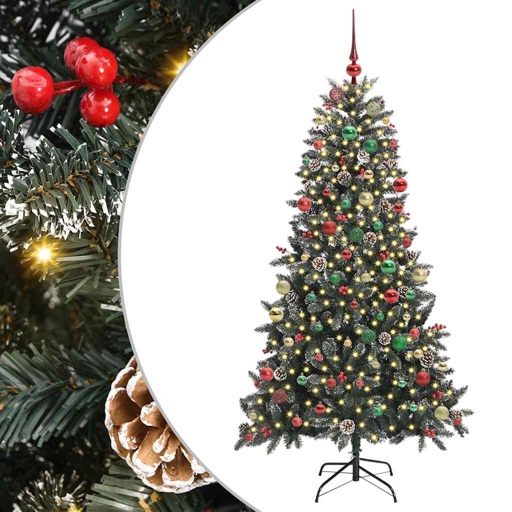 Albero di Natale artificiale con 300 LED Verde 99 x 99 x 180 cm