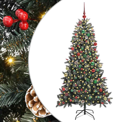 Albero di Natale artificiale con 300 LED Verde 99 x 99 x 180 cm