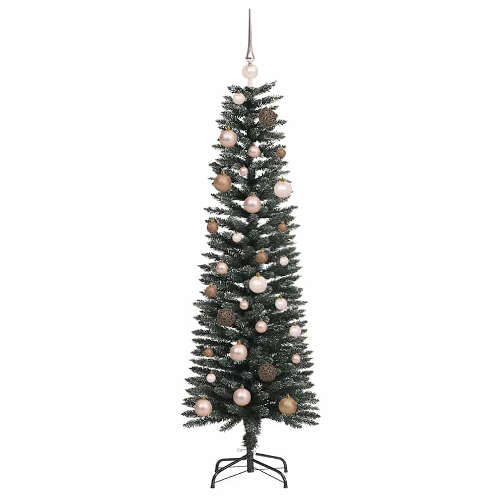 Albero di Natale artificiale con 150 LED Verde 43 x 43 x 150 cm