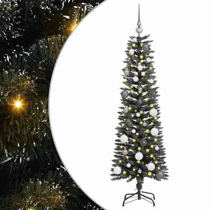 Albero di Natale artificiale con 150 LED Verde 43 x 43 x 150 cm