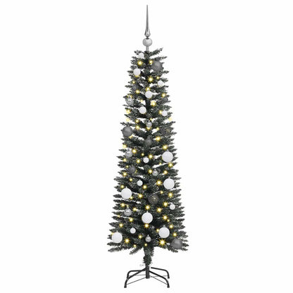 Albero di Natale artificiale con 150 LED Verde 43 x 43 x 150 cm