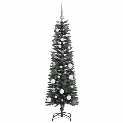 Albero di Natale artificiale con 150 LED Verde 43 x 43 x 150 cm