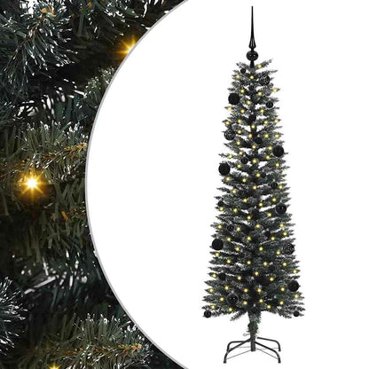 Albero di Natale artificiale con 150 LED Verde 43 x 43 x 150 cm