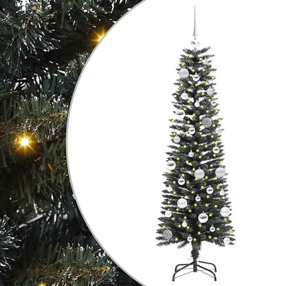 Albero di Natale artificiale con 150 LED Verde 43 x 43 x 150 cm