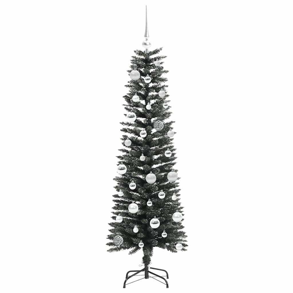 Albero di Natale artificiale con 150 LED Verde 43 x 43 x 150 cm