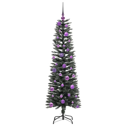 Albero di Natale artificiale con 150 LED Verde 43 x 43 x 150 cm