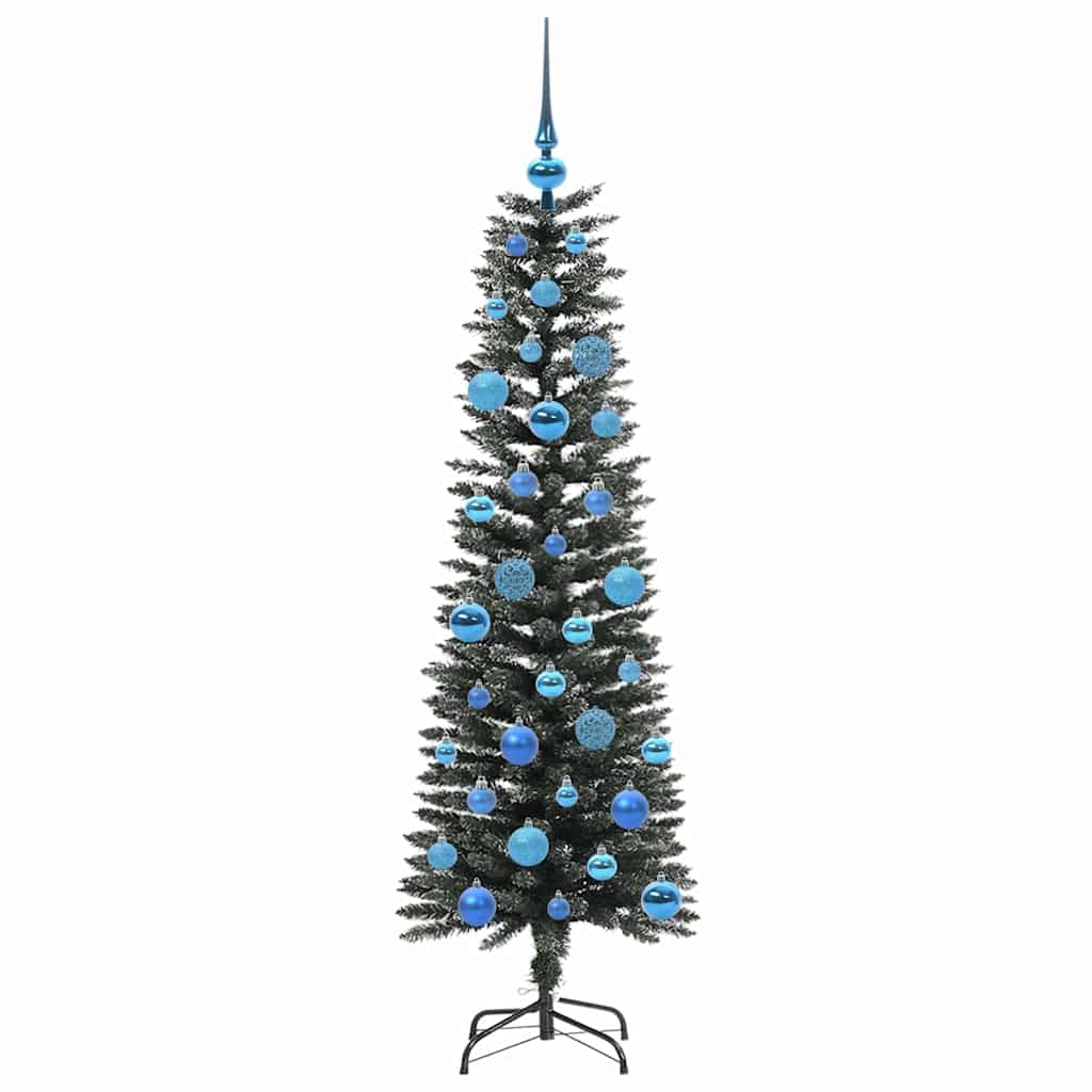Albero di Natale artificiale con 150 LED Verde 43 x 43 x 150 cm