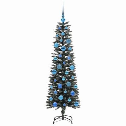 Albero di Natale artificiale con 150 LED Verde 43 x 43 x 150 cm