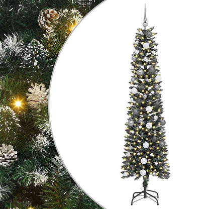 Albero di Natale artificiale con 300 LED Verde 58 x 58 x 210 cm