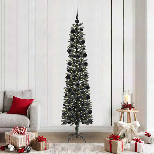 Albero di Natale artificiale con 300 LED Verde 58 x 58 x 210 cm