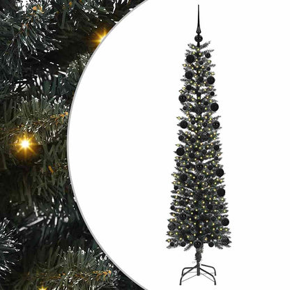 Albero di Natale artificiale con 300 LED Verde 58 x 58 x 210 cm