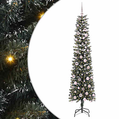 Albero di Natale artificiale con 300 LED Verde 58 x 58 x 210 cm