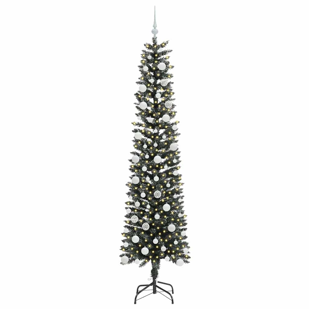 Albero di Natale artificiale con 300 LED Verde 58 x 58 x 210 cm