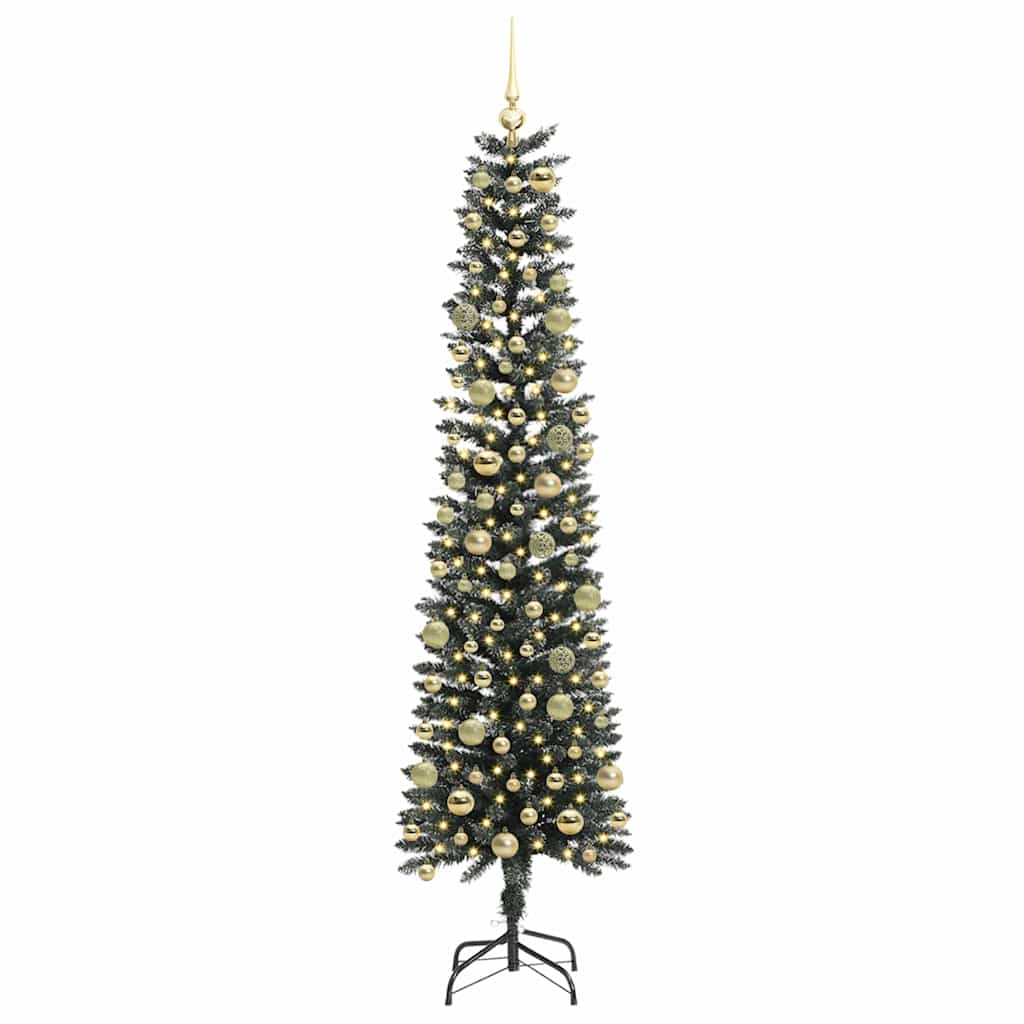 Albero di Natale artificiale con 300 LED Verde 58 x 58 x 210 cm