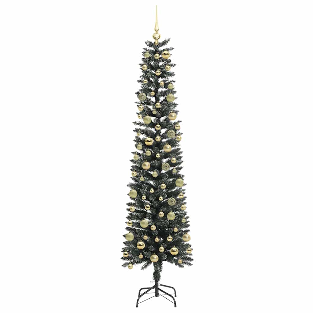 Albero di Natale artificiale con 300 LED Verde 58 x 58 x 210 cm