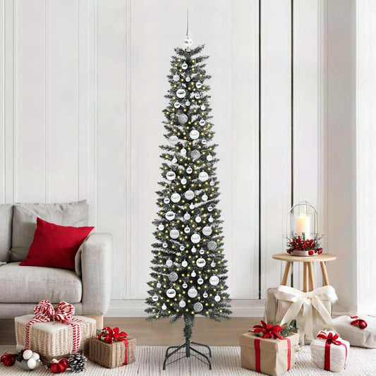 Albero di Natale artificiale con 300 LED Verde 58 x 58 x 210 cm