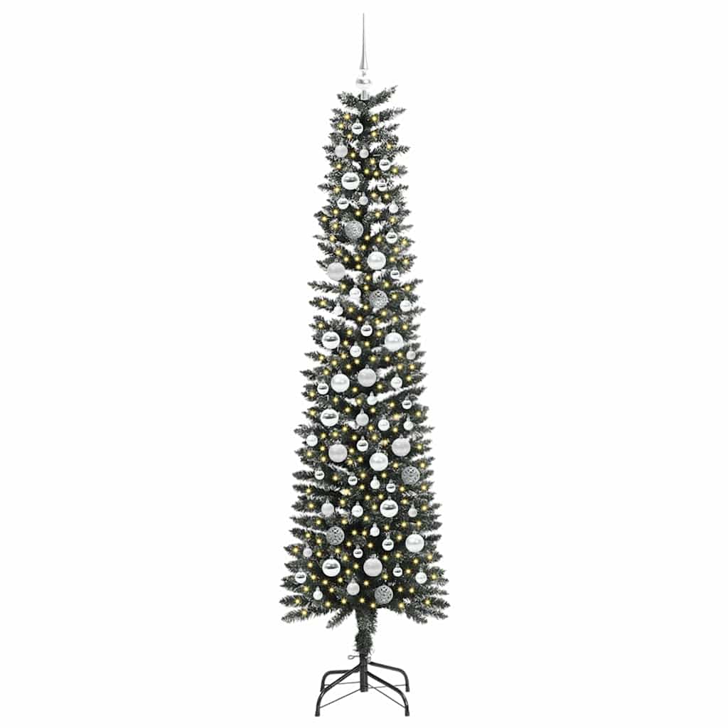Albero di Natale artificiale con 300 LED Verde 58 x 58 x 210 cm