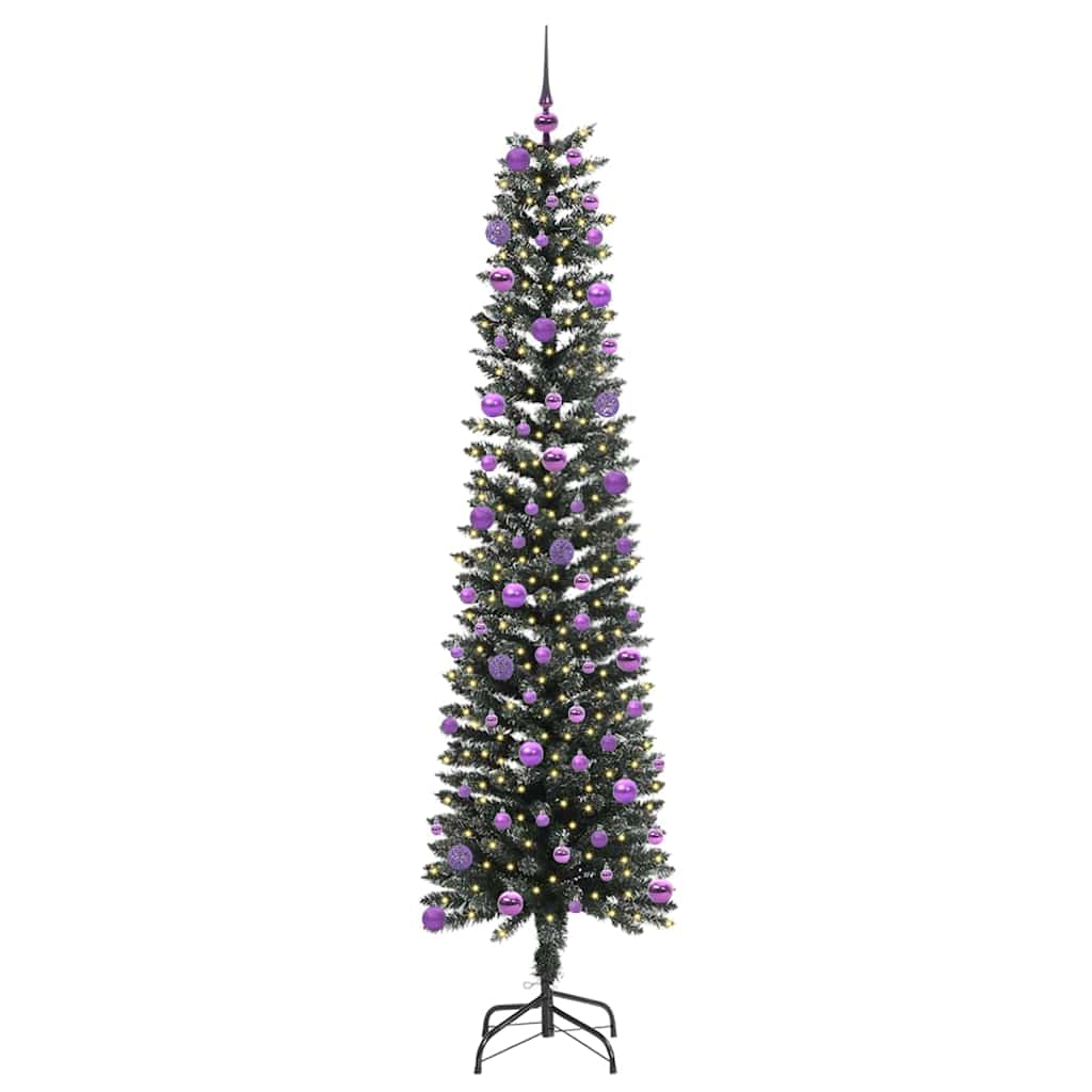 Albero di Natale artificiale con 300 LED Verde 58 x 58 x 210 cm