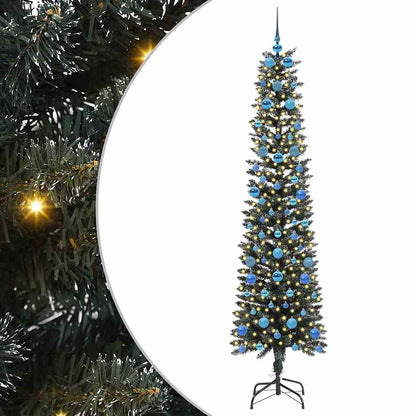 Albero di Natale artificiale con 300 LED Verde 58 x 58 x 210 cm