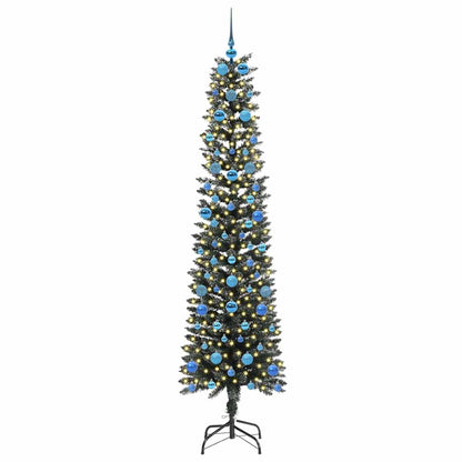 Albero di Natale artificiale con 300 LED Verde 58 x 58 x 210 cm