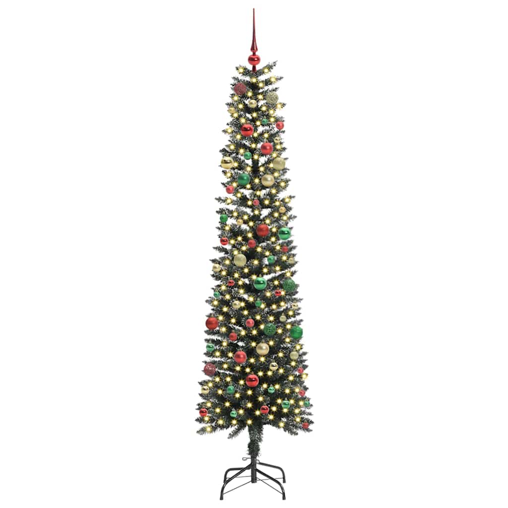 Albero di Natale artificiale con 300 LED Verde 58 x 58 x 210 cm